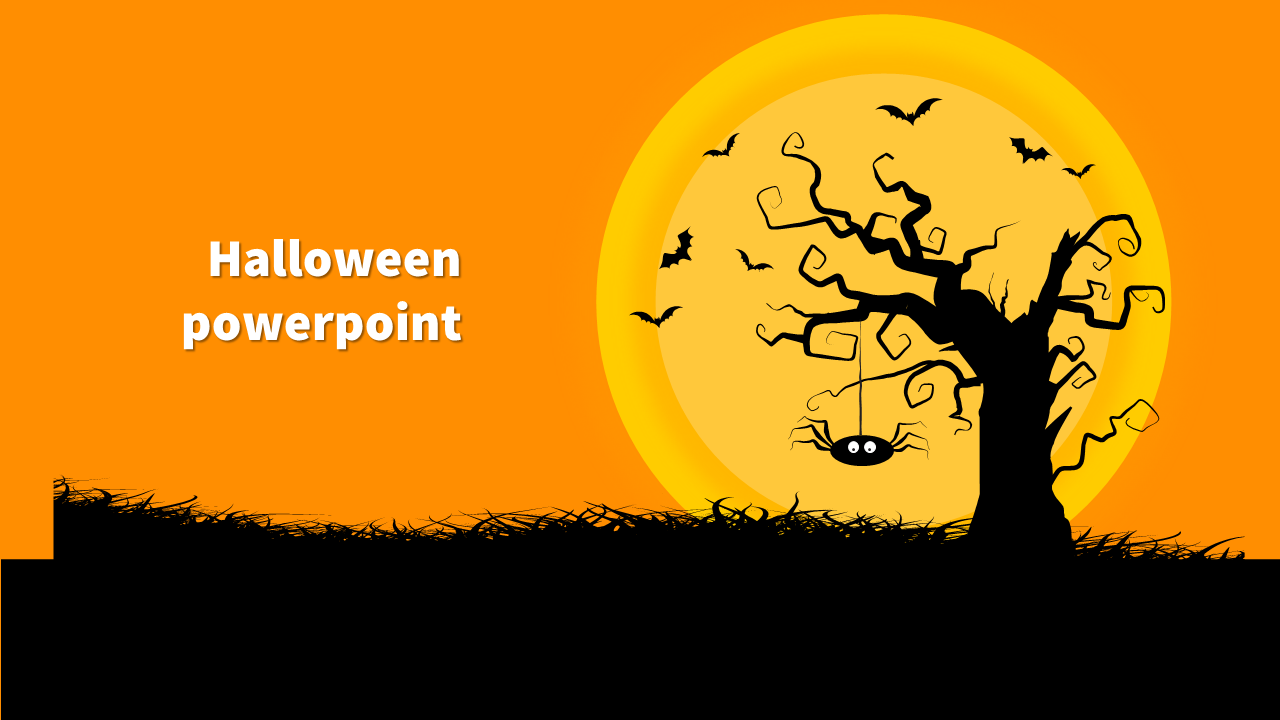 halloween powerpoint template microsoft